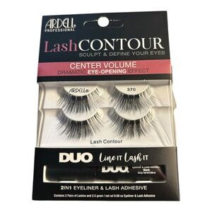 Ardell Lash Contour Eyelashes 370 Eye Opening Effect with DUO Line It Lash It